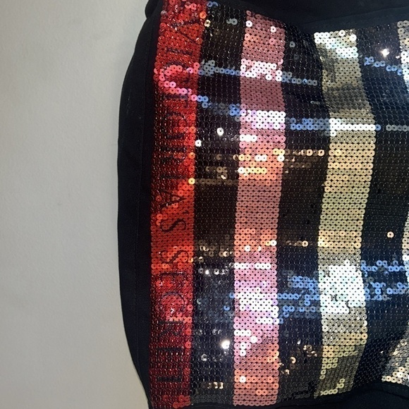 Victoria’s Secret tote bag with sequins on the front. - Picture 2 of 13